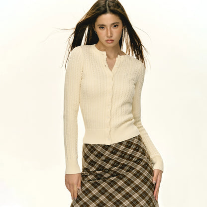 Eden Retro Knitted Cardigan Sweater