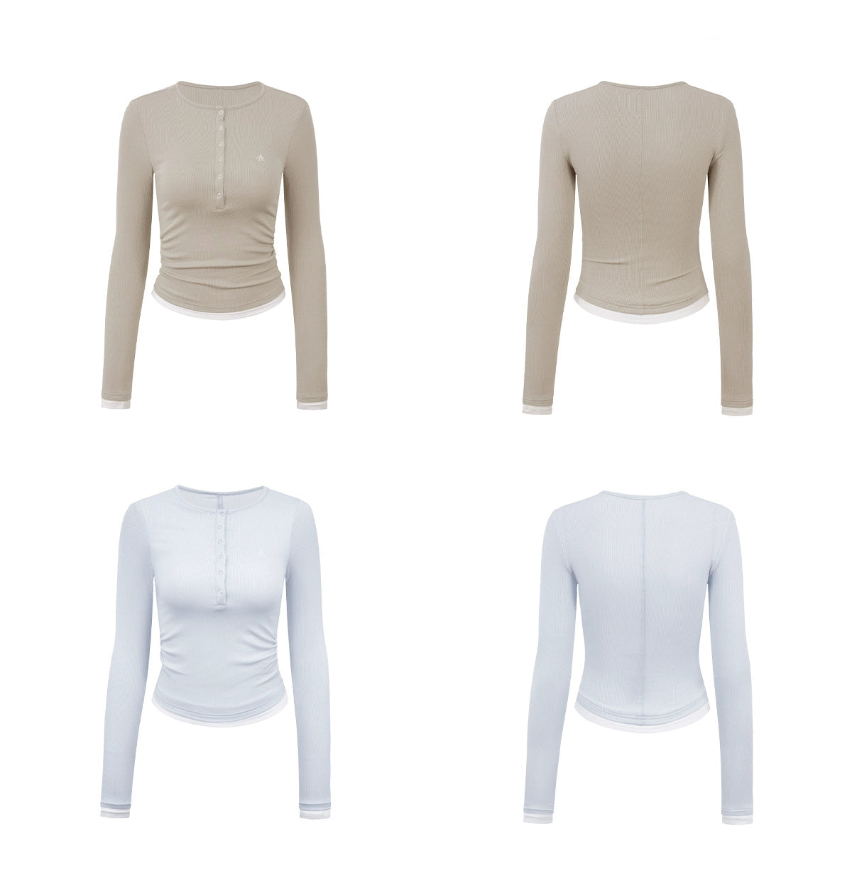 Jade Knit Double Long Sleeve T-Shirt