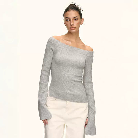 Luna Off Shoulder Ribbed Top