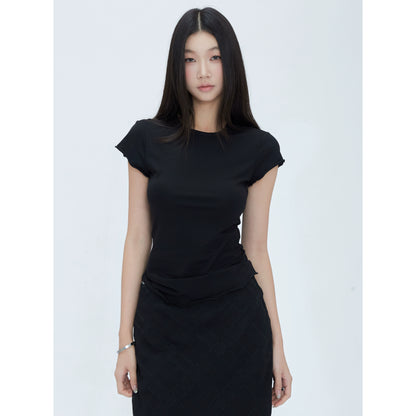 Rhea Fitted Crewneck T-Shirt
