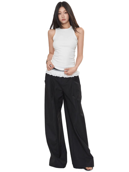 Lior Structured Wide-Leg Pants