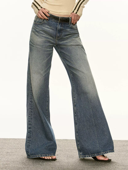 Mary Vintage Blue Washed Jeans