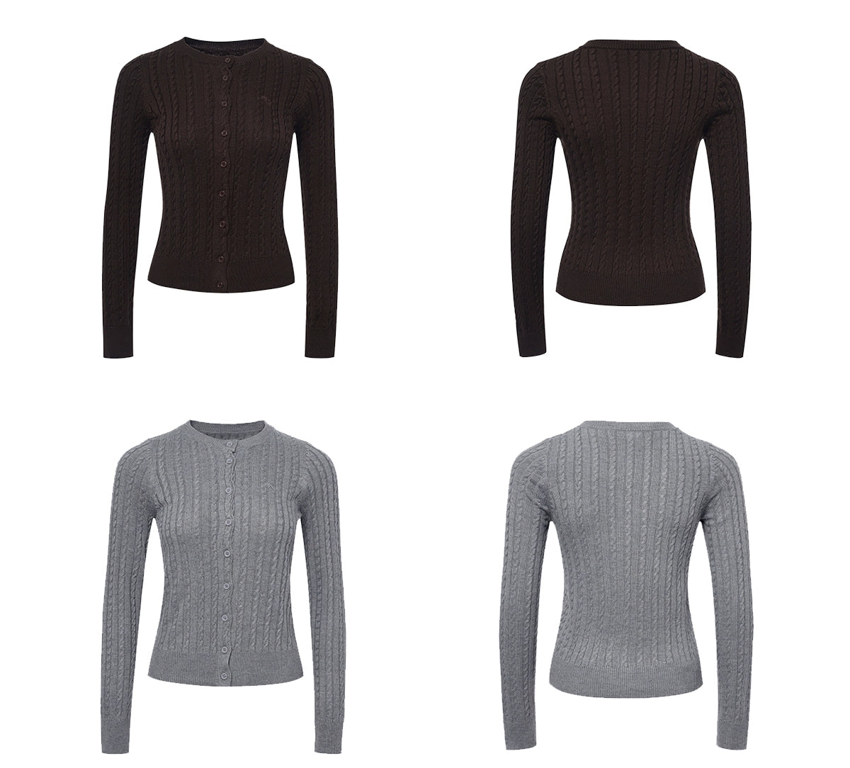 Eden Retro Knitted Cardigan Sweater