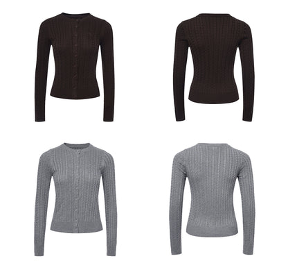 Eden Retro Knitted Cardigan Sweater