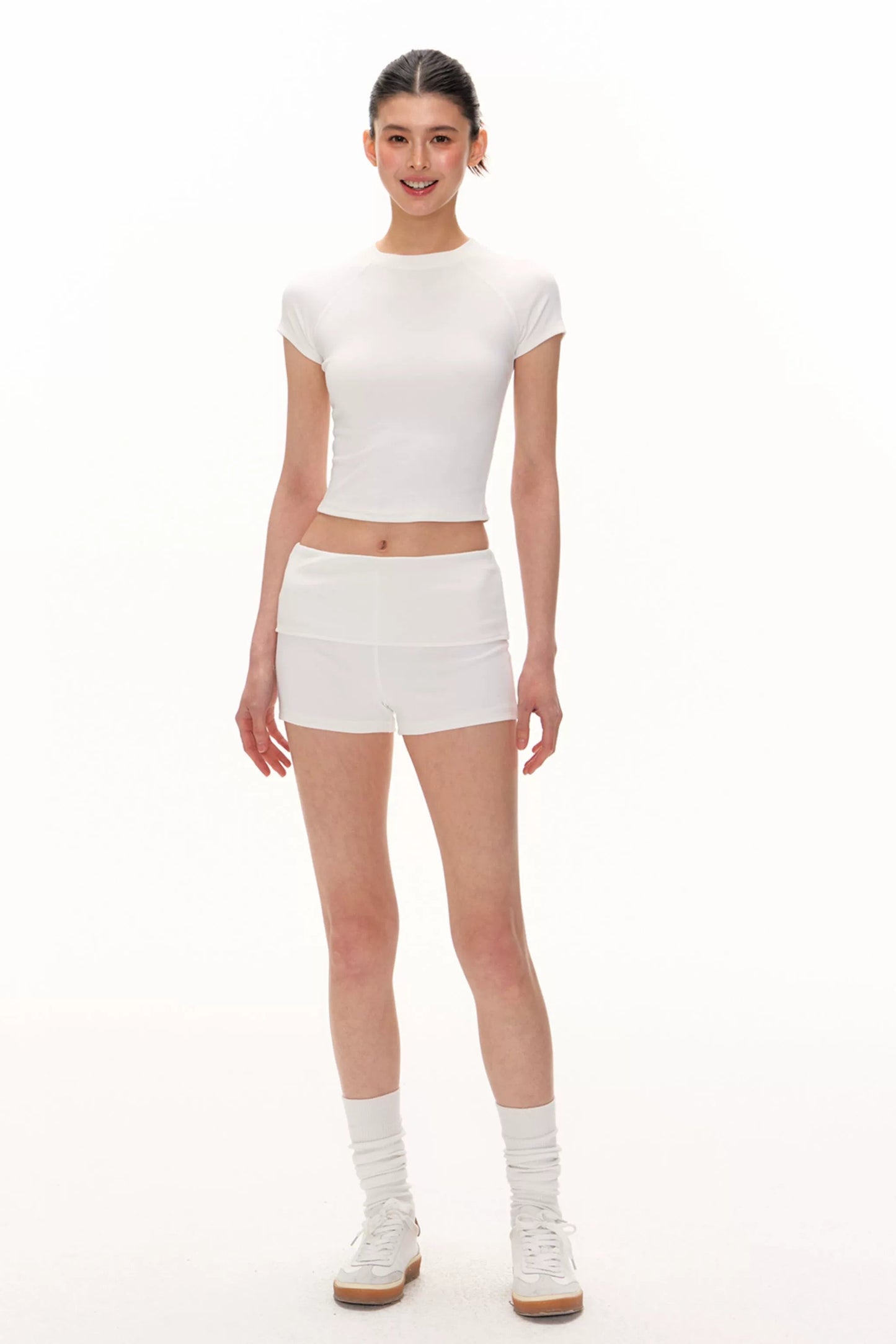 Lexi Solid Color Basic T-Shirt