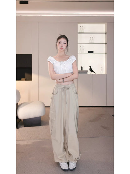 Kaia Drawstring Cargo Pants