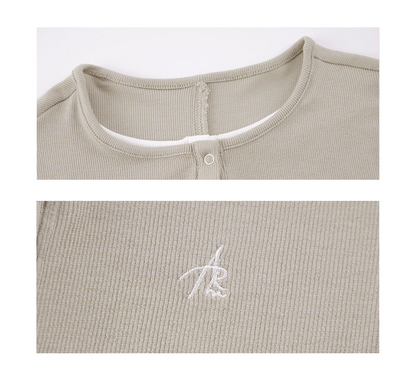 Jade Knit Double Long Sleeve T-Shirt