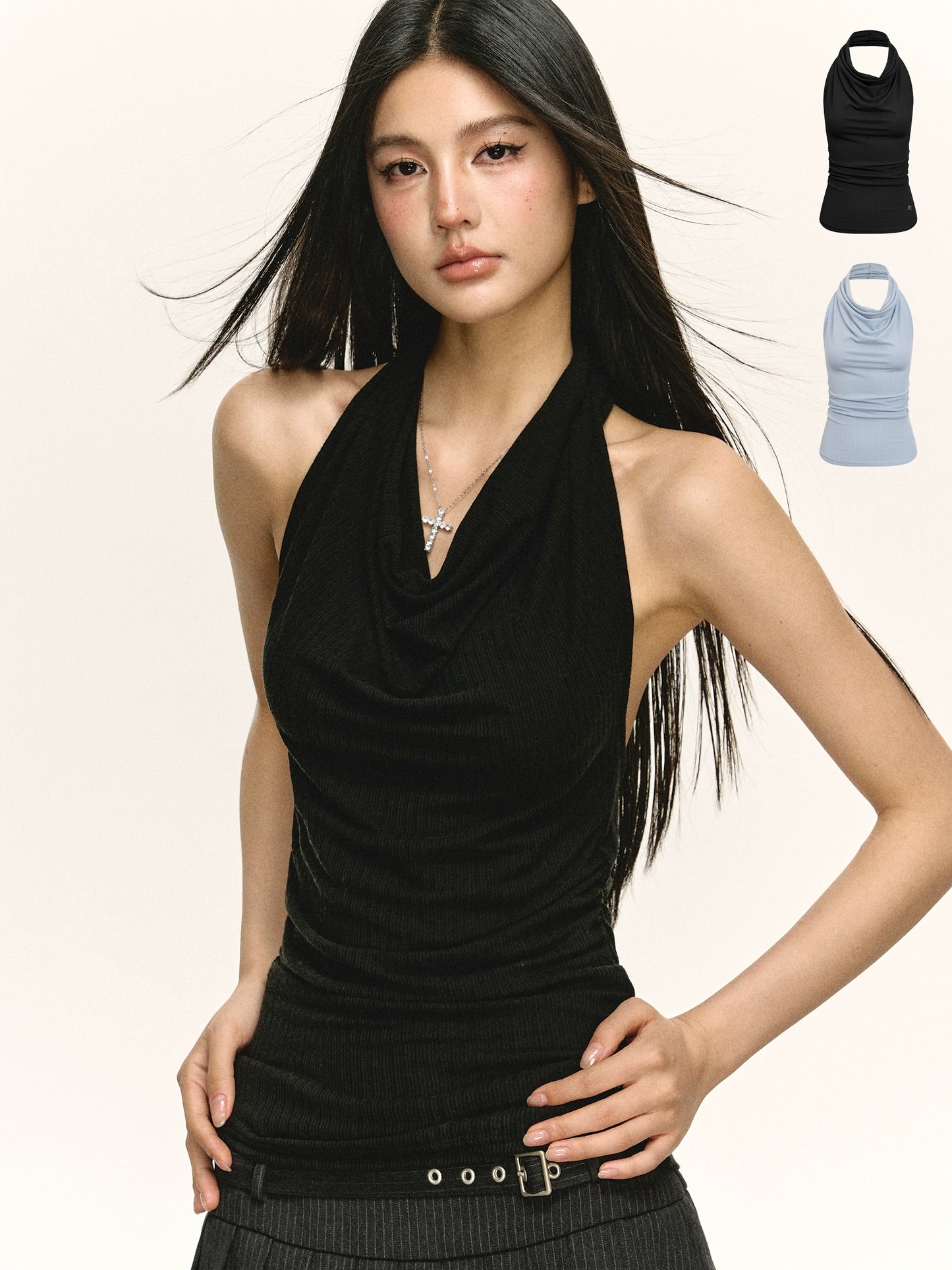 Aria Halterneck Vest Top