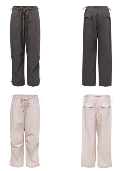 Autumn Retro Low Rise Cargo Pants