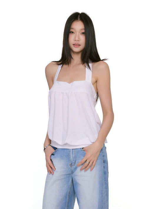 Isla Pleated Halter Top