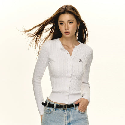 Eden Retro Knitted Cardigan Sweater