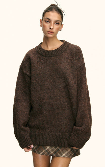 Aubrielle Soft Knit Oversized Sweater