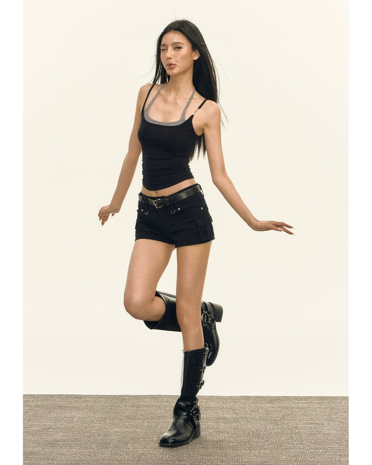 Amara Retro Halterneck Cami Top