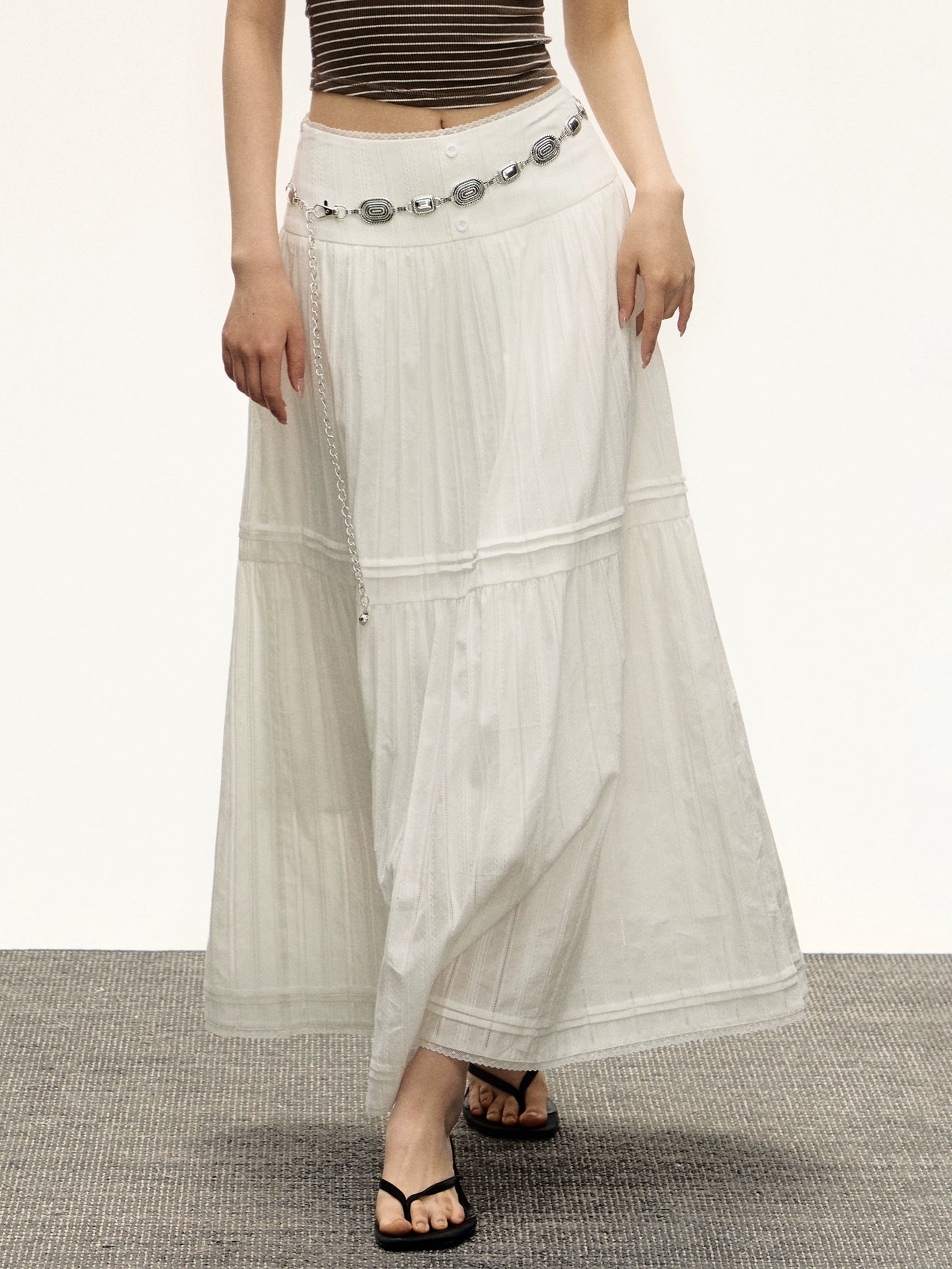 Arabella Retro Midi Skirt