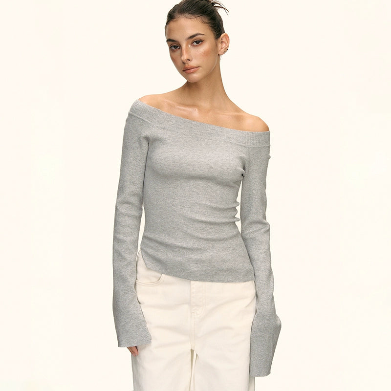 Luna Off Shoulder Ribbed Top