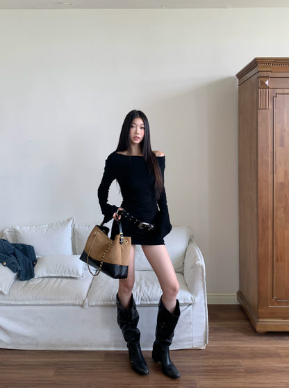 Aline Off-Shoulder Bodycon Dress