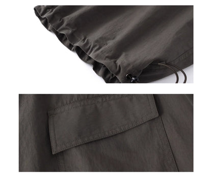 Autumn Retro Low Rise Cargo Pants