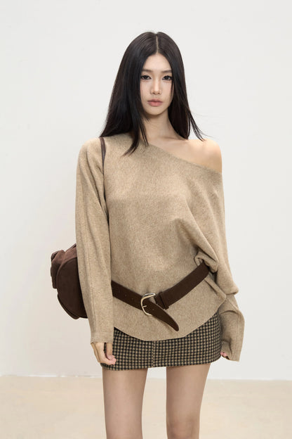 Arden Off-Shoulder Knit Sweater