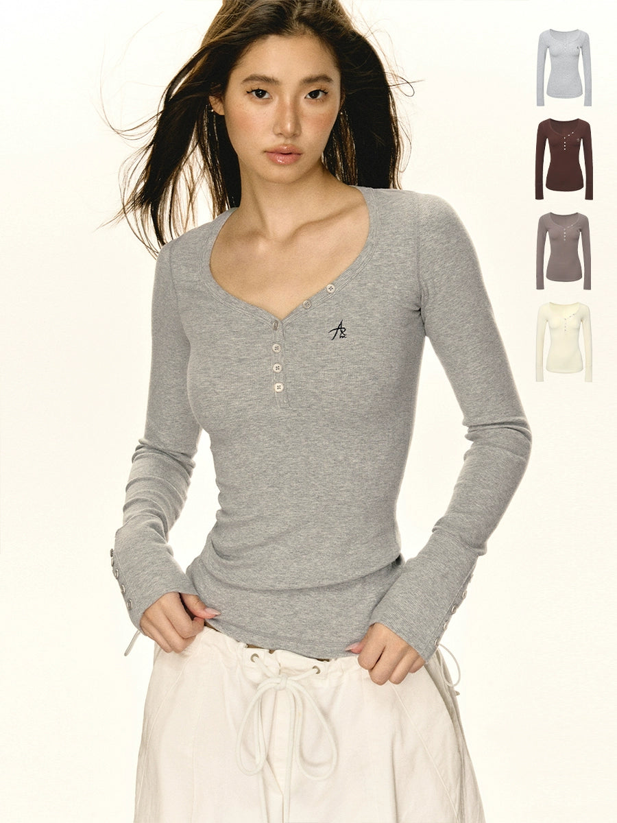 Isabella Retro Long Sleeve T-shirt