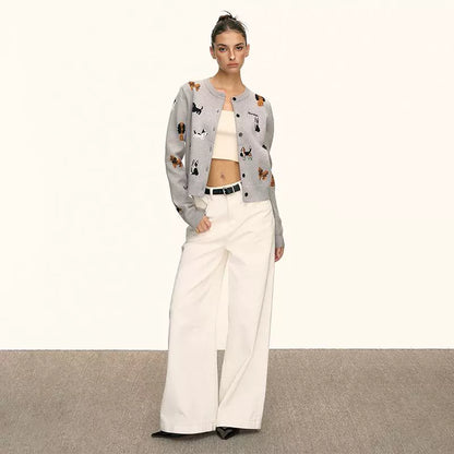 Marley Puppy Parade Knit Cardigan