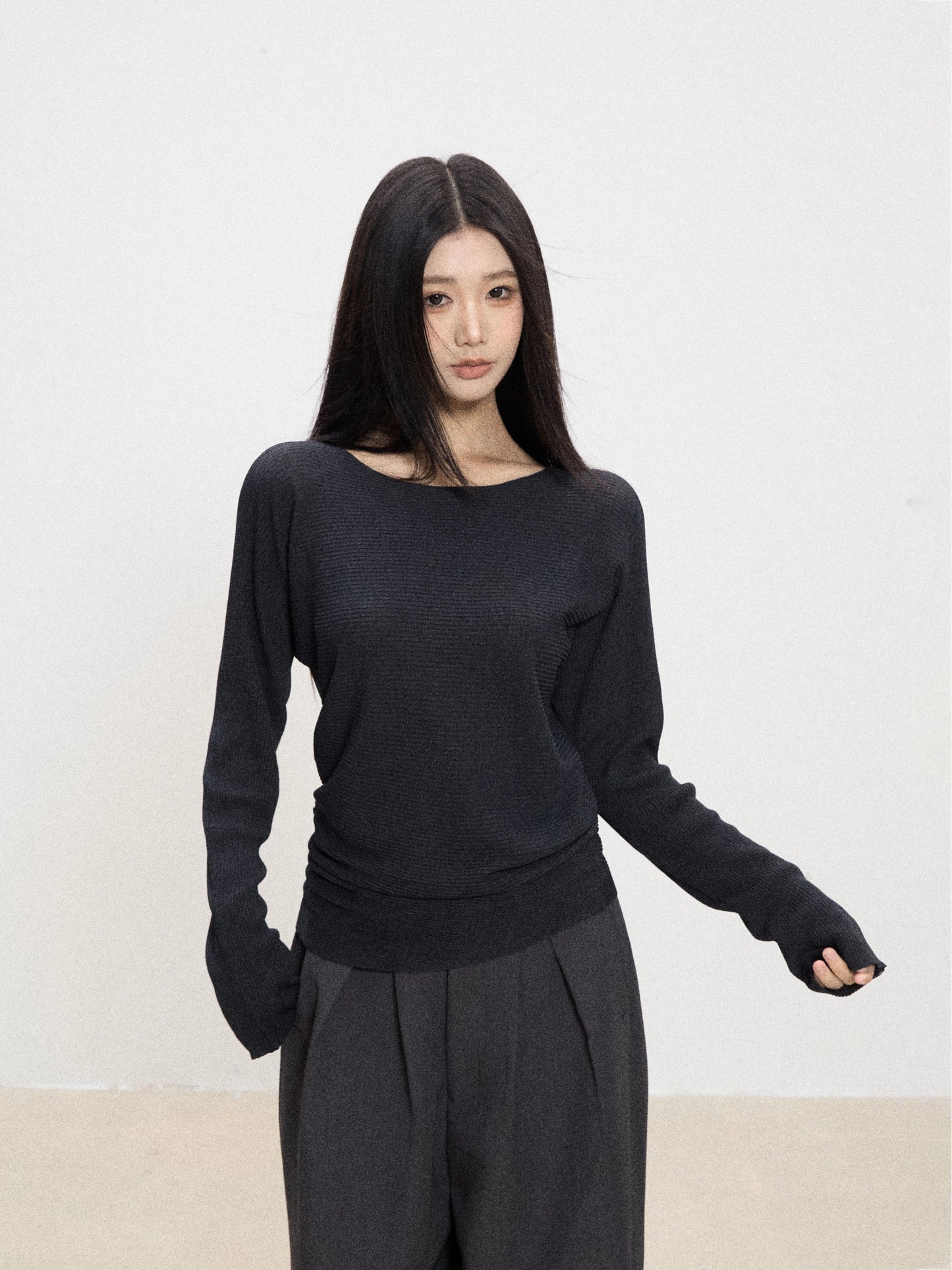 Evelyn Soft Knit Long Sleeve Top
