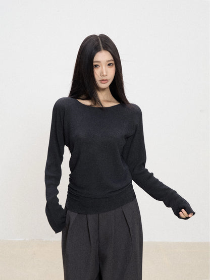 Evelyn Soft Knit Long Sleeve Top