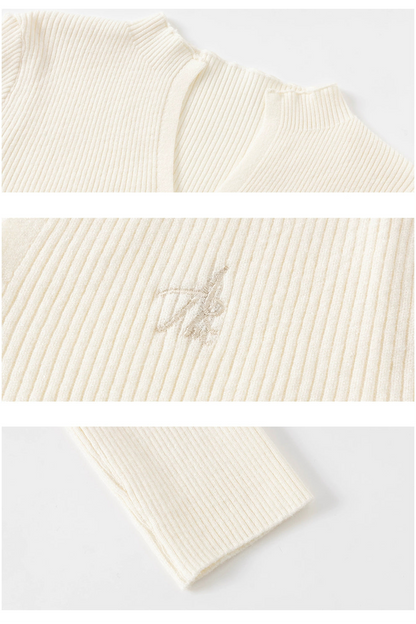 Bianca V Long Sleeve Knitted Sweater