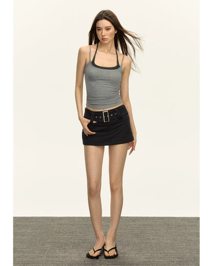 Amara Retro Halterneck Cami Top