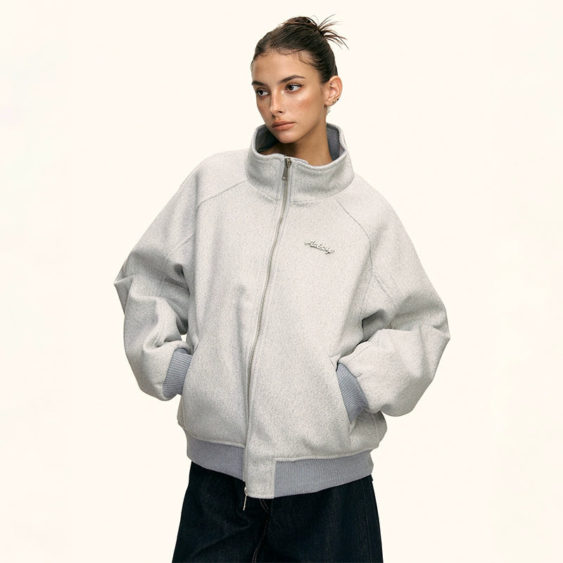 Lyra Soft High Collar Zip Jacket