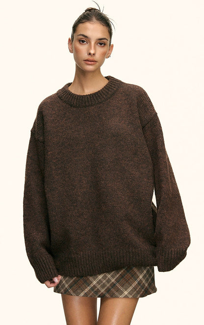 Aubrielle Soft Knit Oversized Sweater