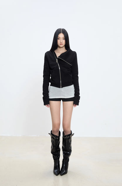 Thalia Asymmetrical Zip Top