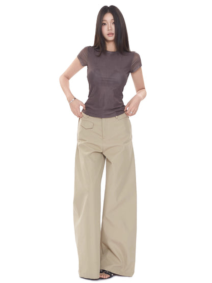 Lina Sheer Fitted Tee