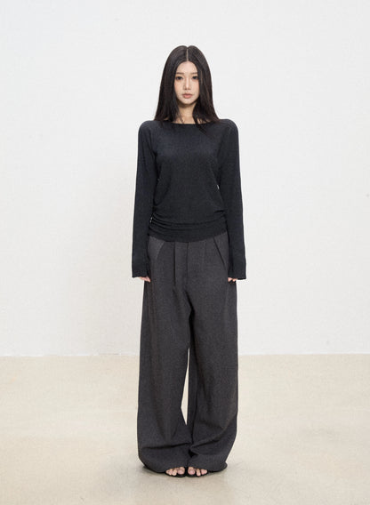 Evelyn Soft Knit Long Sleeve Top