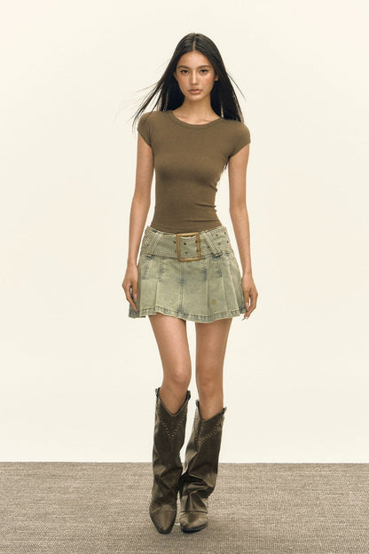 Leona Basic Slim T-Shirt