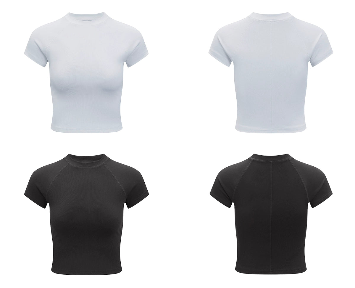 Lexi Solid Color Basic T-Shirt