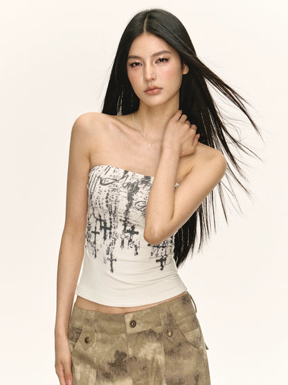 Zariah Retro Tube Top