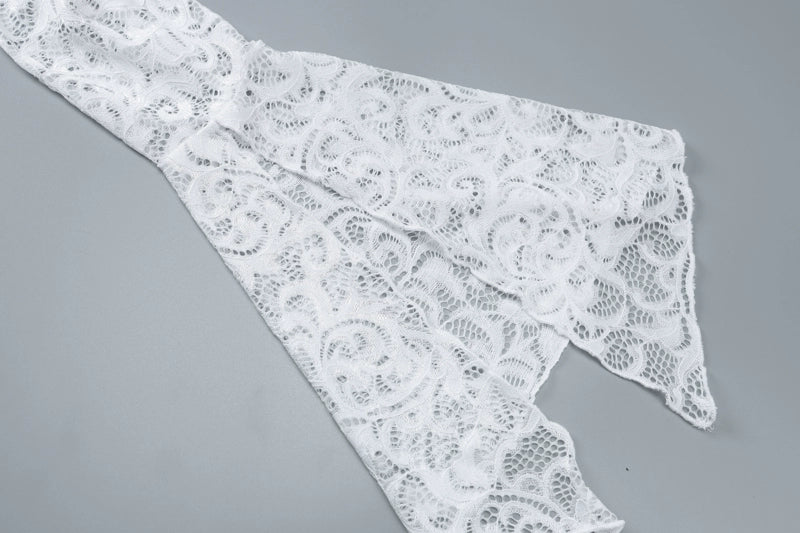 Celeste Flared-Sleeve Lace Top