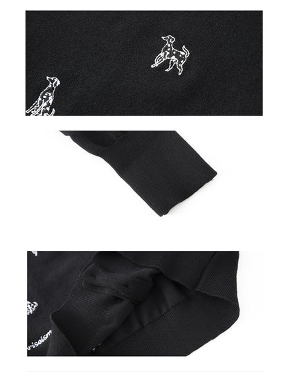 Angel Embroidered Puppy Cardigan