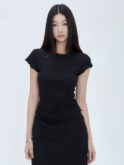 Rhea Fitted Crewneck T-Shirt