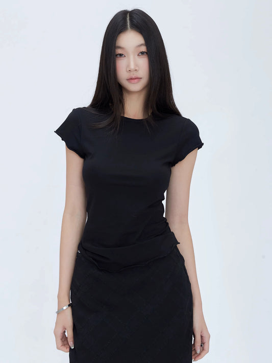 Rhea Fitted Crewneck T-Shirt