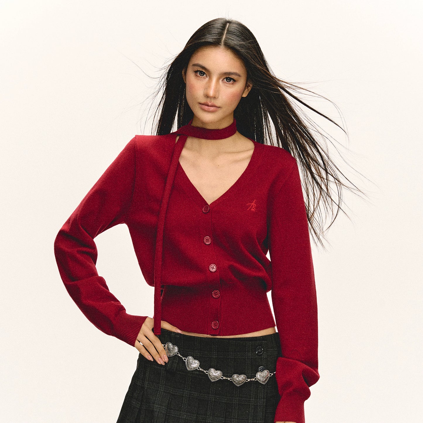 Melissa V Knit Cardigan