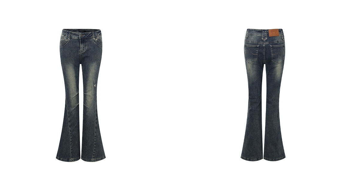 Jayla Retro Micro Flared Jeans