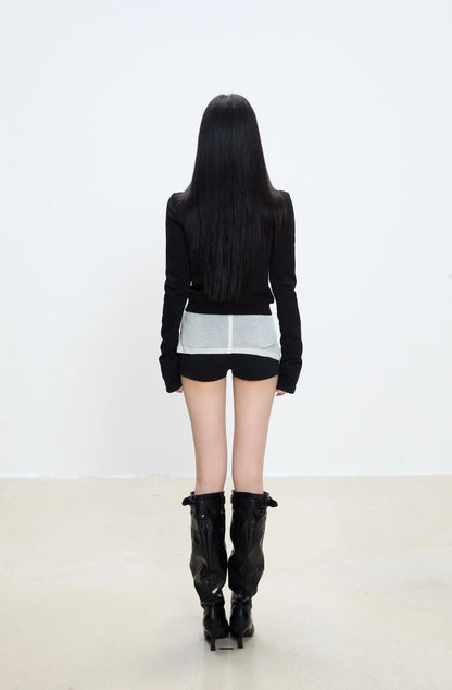 Thalia Asymmetrical Zip Top