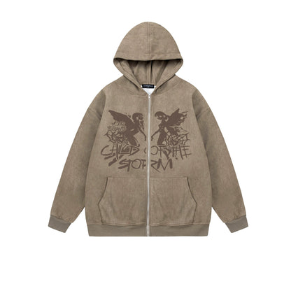 Stormchild Graphic Zip Hoodie