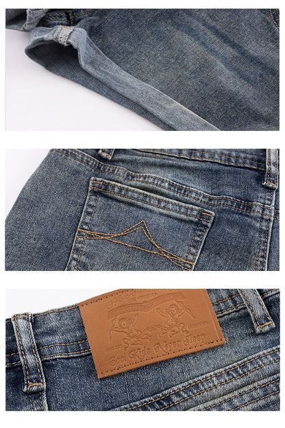 Yara Low Rise Denim Shorts