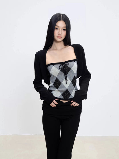Elena Elegant Cardigan and Top