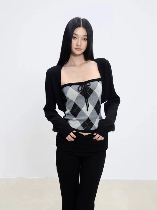 Elena Elegant Cardigan and Top