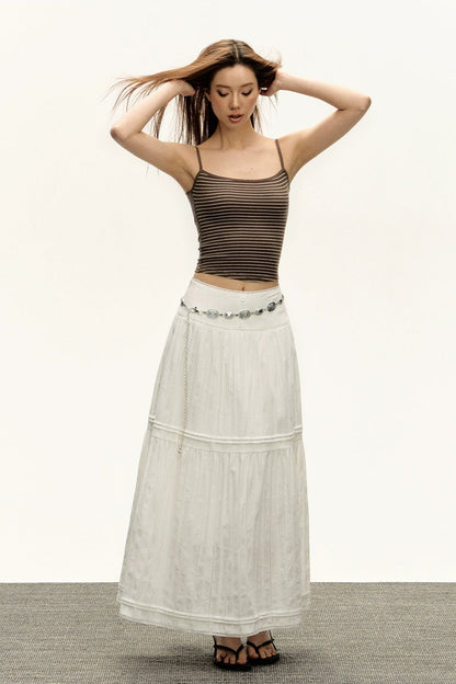 Arabella Retro Midi Skirt