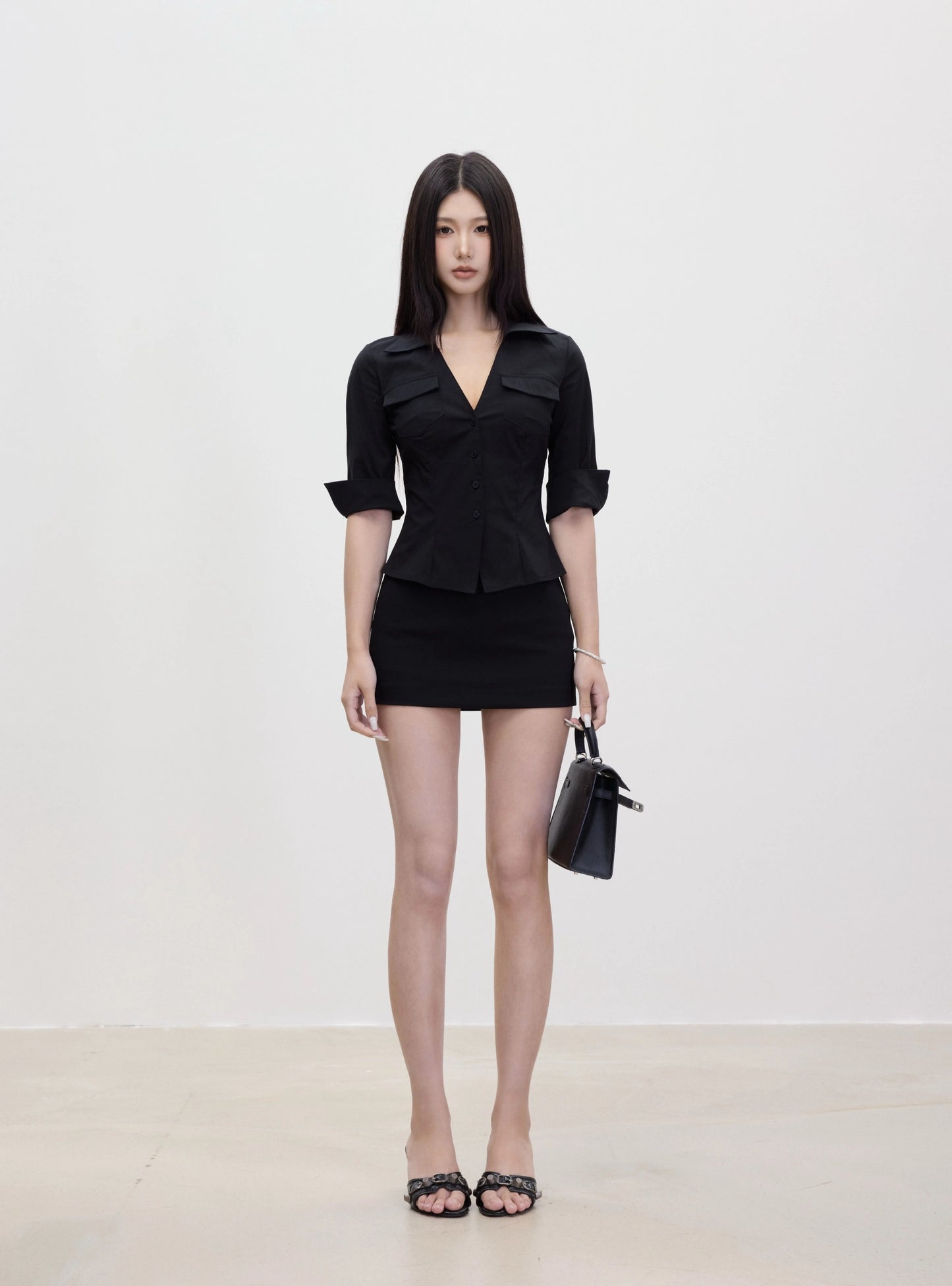 Lara Tailored Collar Mini Dress