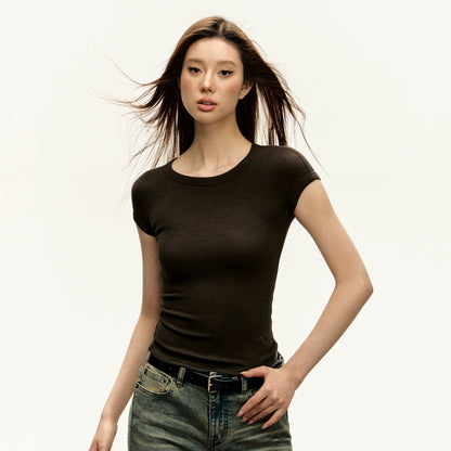 Leona Basic Slim T-Shirt